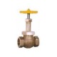 GM Gate Valve Forged Gun Metal Screwed Rising Stem ISI Marked (RMW)